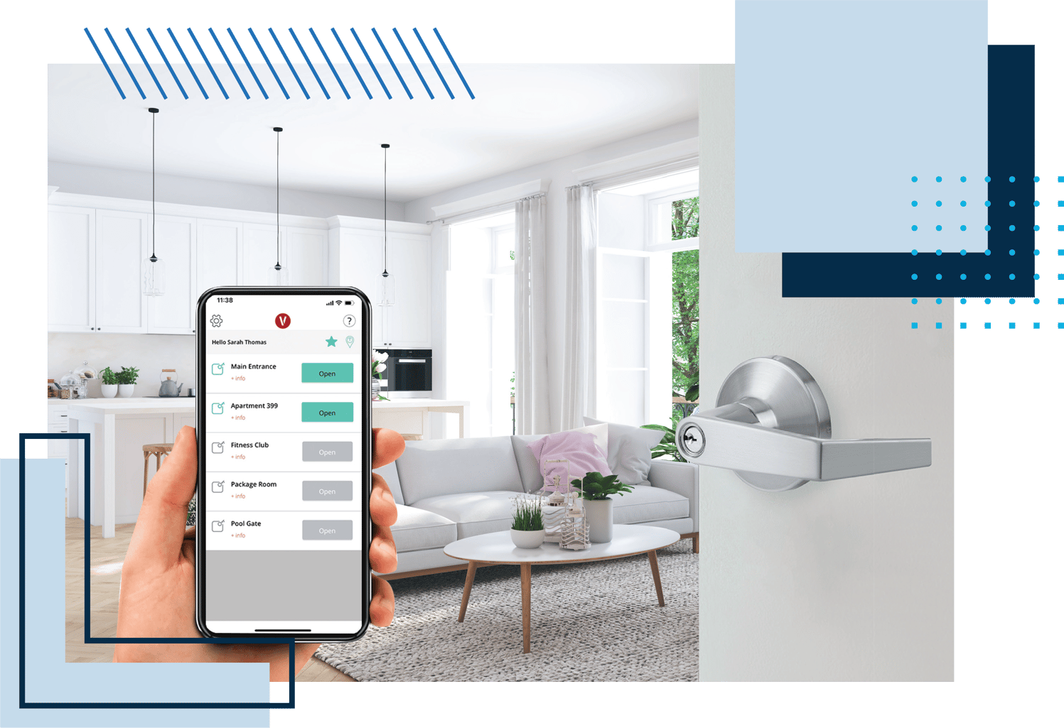 MRS Electronic Mortise Lock PDQ Locks